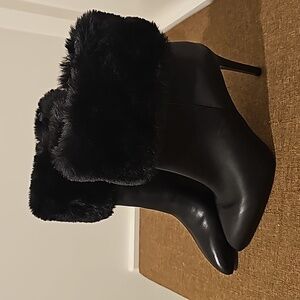 Sam Edelman black leather booties